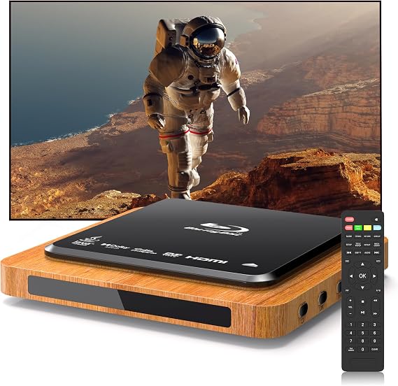 Blu-ray Player 1080P Full HD HDMI AV Output Dolby Audio USB Playback