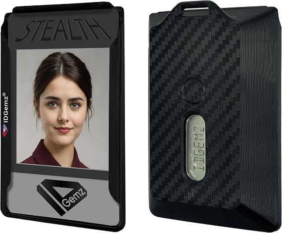 Badge Holder for Safenet eToken Pass - Stealth Black - Holds up to 3 Badges (Holds 1 Token) - NOT for RSA Token