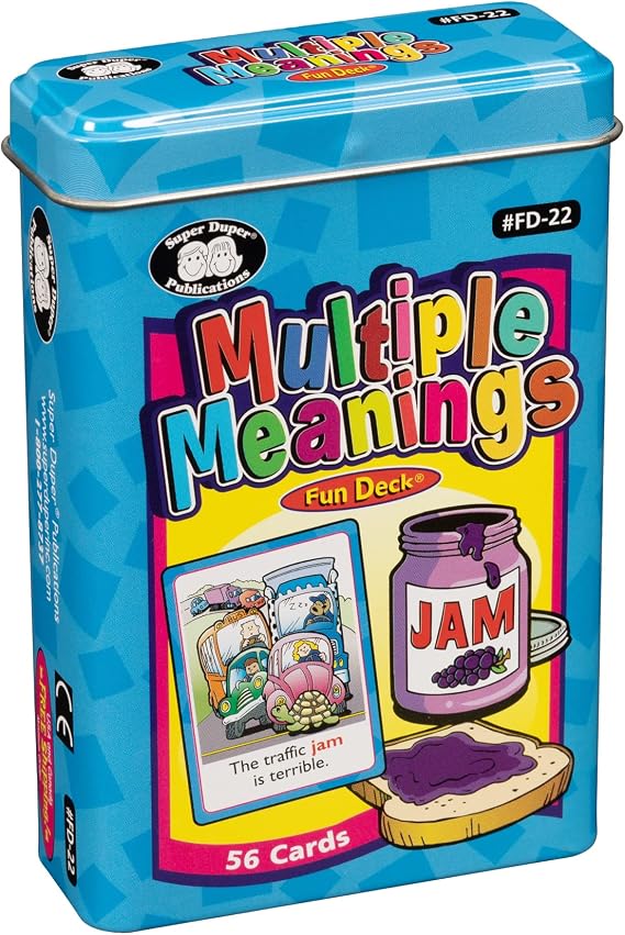 Super Duper Publications | Multiple Meanings Fun Deck Flash Cards | Educational Learning Resource for Children