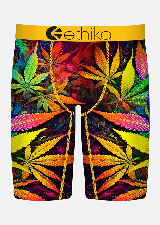 Ethika Men's Staple Boxer Brief, 4-Way Stretch with Signature - B2B Champs | Premium Stretch mens staple with Signature Design, No Ride-up,, and Breathable Cotton