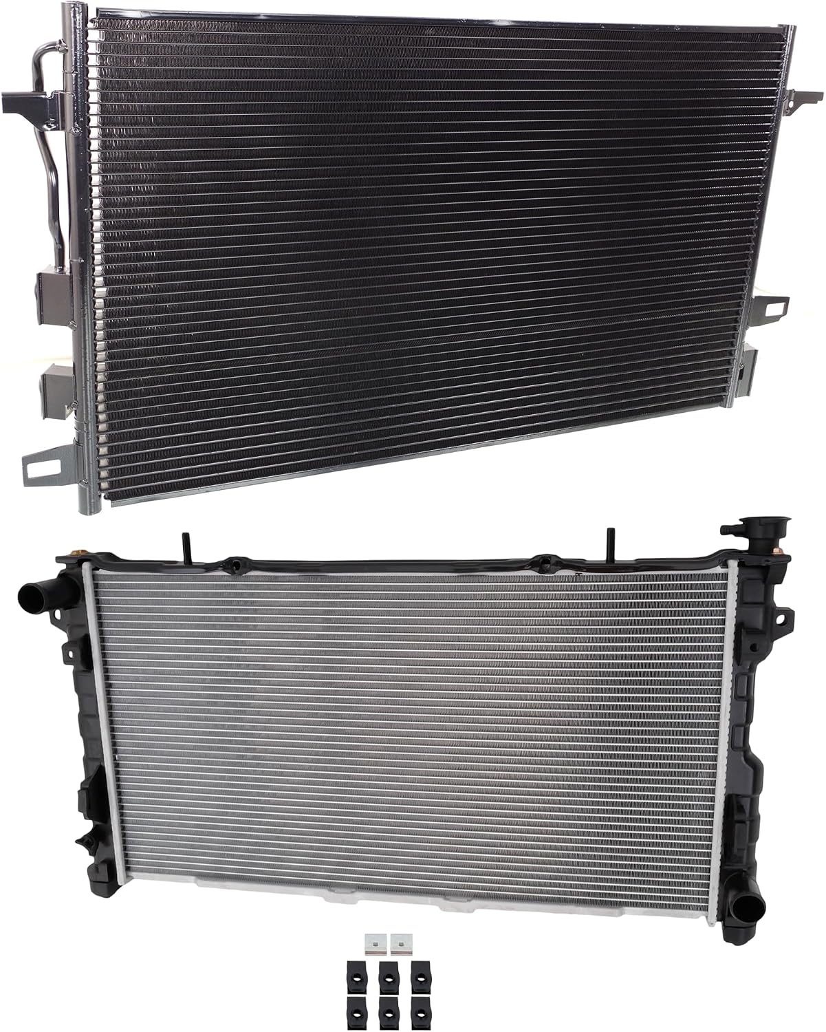 Garage-Pro Radiator KIT Compatible with Chrysler Town & Country 2005-2007, Dodge Caravan Direct Fit 3.3L, 3.8L