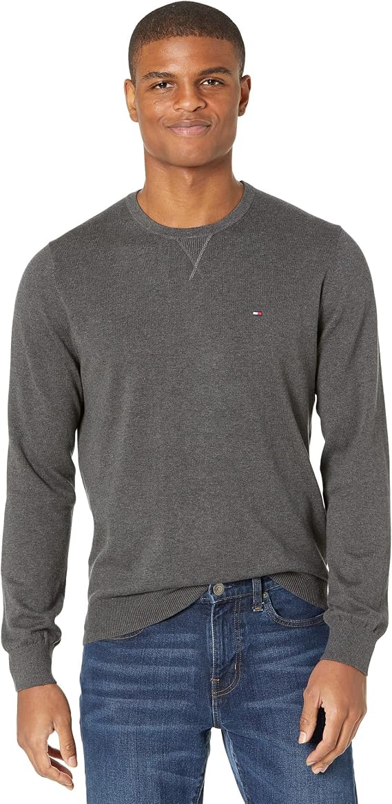 Tommy Hilfiger Mens Solid Crewneck Sweater