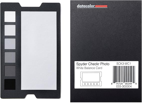 Datacolor SpyderCheckr White Balance Card for Photography & Video