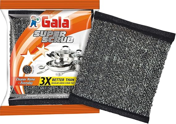Gala Super Scrub Set (Black, Pack of 24)