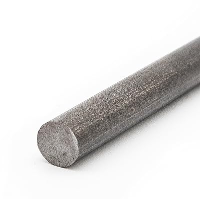1018 Cold Rolled ASTM A108 Carbon Steel Round Bar 0.375 Diameter, 36 Cut Length, Machinable, Weldable, Ideal for Precision Parts, Shafts, Pins, Jigs