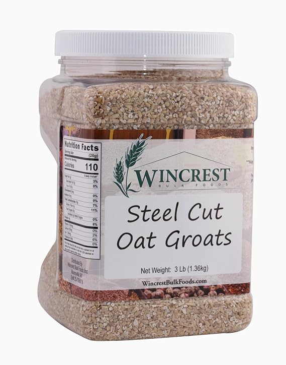 Steel Cut Oat Groats - 3 Lb Tub