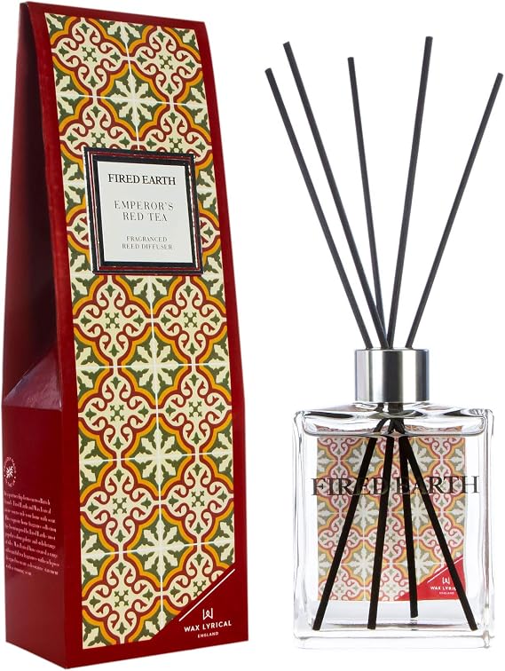 WAX LYRICAL Fired Earth Emperors Red Tea, 180ml, Large Reed Diffuser