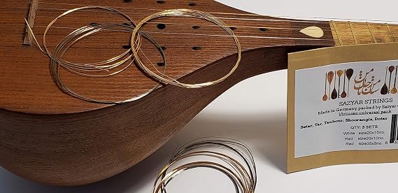 5 sets - String set for Setar, Tar, Tanbour, Shoorangiz, Dotar from Germany - Universal Virtuoso Professional Pack