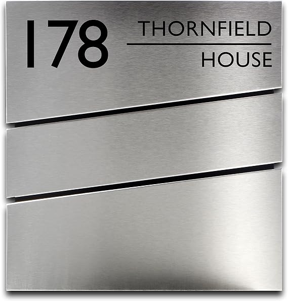 Stainless Steel Wall Mounted Letterbox – Modern Lockable Postbox for Home &amp; Office – Weather Resistant Mailbox with Secure Key Access