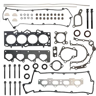 Head Gasket Set with Head Bolt fit for Hyundai ElantraTucsonTiburon, fit for Kia SoulSpectraSpectra5Sportage DOHC L4 2.0L 2001-2010 HS26181PT ES71313 HS26181PT-1