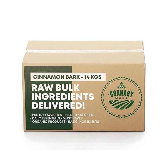 Natural Cinnamon Bark Whole by Granary Mart Freshly Sourced from India Gourmet Whole Spice Strong Aroma Perfect for Cooking & Baking - Affordable Bulk Rate 30.8 lbs. Bulk Bag