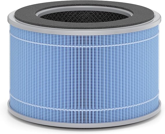 Medify MA-12 PRO Genuine PET Replacement Filter for Allergens, Dust, Odors, Pollen, Dander & Hair | 3 in 1 with Pre-filter, HEPA and Activated Carbon for Removal to 0.3 Microns | 1-Pack