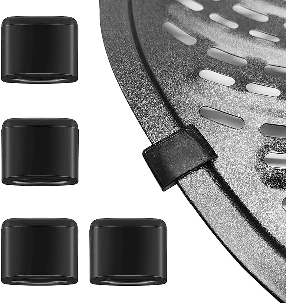 GCQ Air Fryer Rubber Bumpers, 4 PCS Replacement Parts Rubber Tips Silicone Rubbers Feet Tabs Silicone Bumpers Accessories for Power XL Ultrean Chefman Gowise Dash CROWNFUL Air Fryer