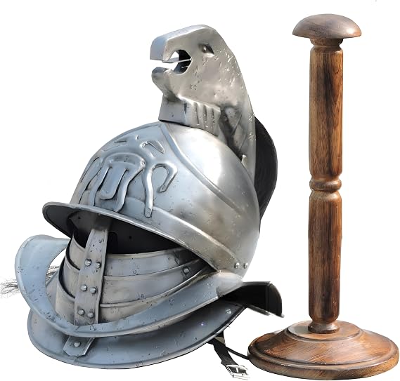 Spartacus Gladiator Replica Helmet with Stand