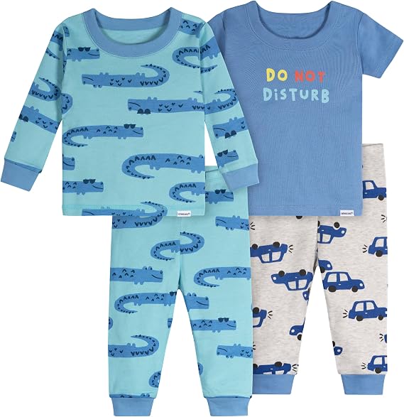 Onesies Brand Baby Boys Snug Fit 4 Piece Pajama Set
