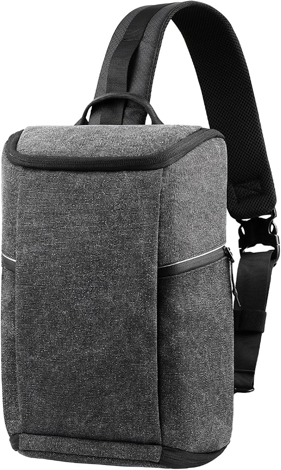TULLIO Camera Bag Crossbody Small Waterproof Sling Purse Cute for DLSR SLR Mirrorless Camera Photography Case Compatible with Canon,Nikon,Sony,Fuji