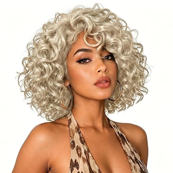 Blonde Pre Looped Ocean Wave Crochet Hair for Black Women Short Wavy Hair