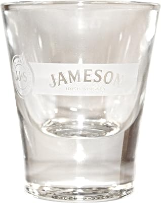 Jameson Professional Series Shot Glass Round Base Etched Logo
