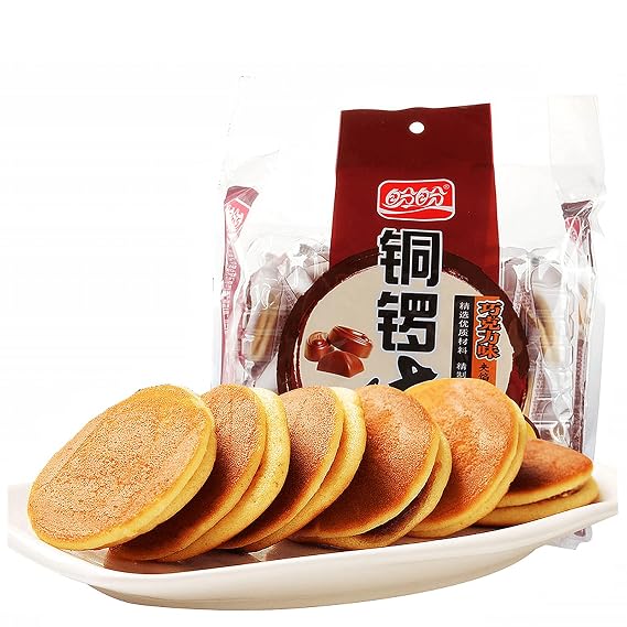 Dorayaki, Pancake with Red Bean Paste, 12 Cakes, Japanese Sweets Wagashi, Traditional Asian Dessert Snacks, Suitable for Afternoon Tea & Daily Snack, Chocolate flavor, 5.1 Ounce (Pack of 1)
