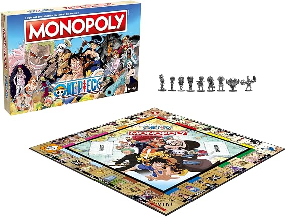 Winning Moves Monopoly: One Piece (Edizione Italiana) Merchandising Ufficiale