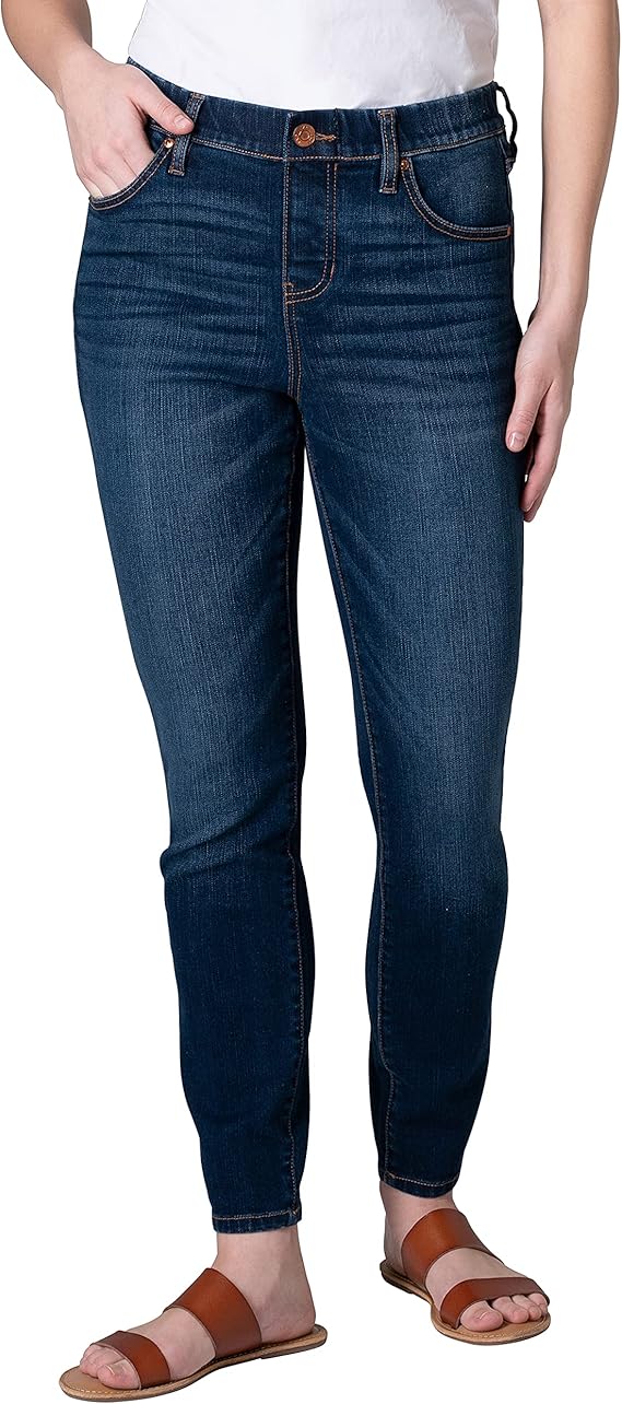 JAG Jeans Women's Valentina High Rise Skinny Pull-on Jeans, West Side Blue EPK417, 2