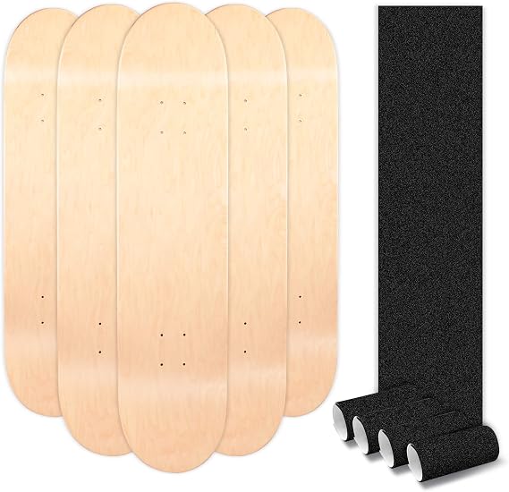Maple Skateboard Decks Double Tail Skateboard Light Decks Free Skateboard Grip Tape