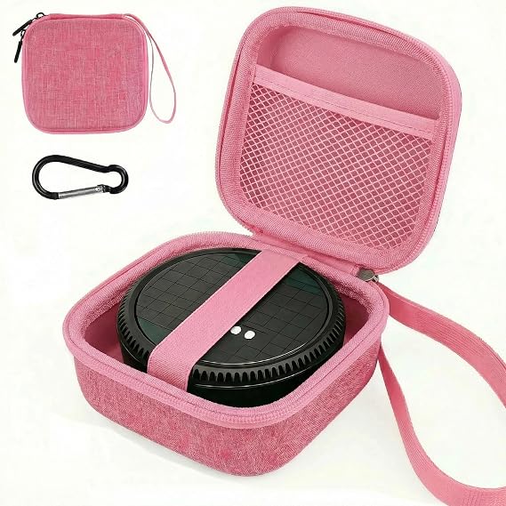 MGZNMTY Carrying Case for GiiKER Super Reversi - Electronic Strategy Board Game, with Carabiner (Only Case) (Pink)