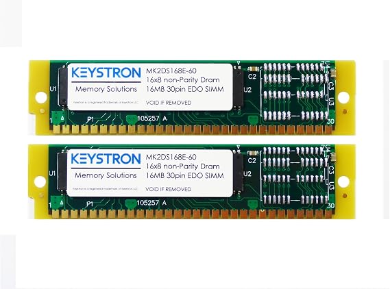 32mb 2X16mb Memory Upgrade for EMU ESi32, Kurzweil K2500 (rev A to rev J Samplers), K2000, K2000VP, and K2vx