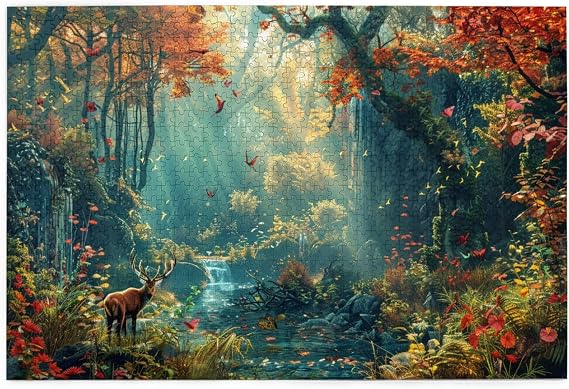 The Secret World of Fantasy Puzzle for Adults 1000 Pieces, Envision Something Amazing, Adult Wooden Jigsaw Puzzle, Adult Party Puzzle Activity, Relax Yourself