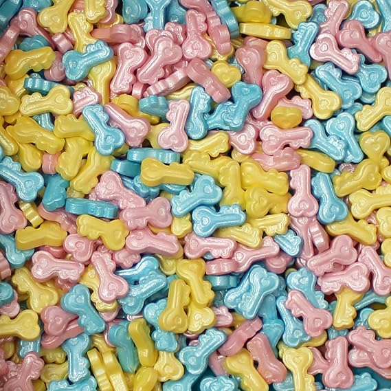 Krazy Sprinkles - Holiday Shapes (1/2 Cup 1x Jar) Edible Sprinkles for Baking, Ice-Cream & Decorating (Heart Key) by Bakell