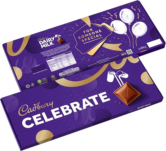 Cadbury Dairy Milk Celebrate Gift Chocolate Bar Extra-Large 850g
