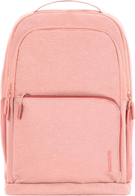 Incase Facet 25L Durable Travel Backpack + Laptop Bag with Computer Sleeve with Quick Release Strap - Carry On Backpack (Aged Pink, 25L)