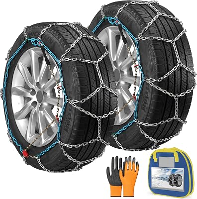 AutoChoice Snow Tire Chains for Light Truck SUV Pickup Trucks, Set of 2SC-RV270
