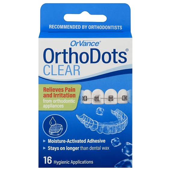 Hygienic Applications Orthodots Clear, 16 Count