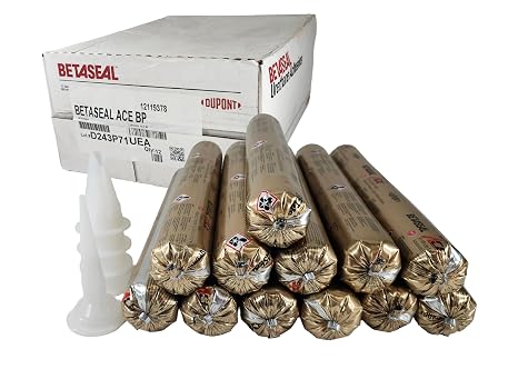 ACE Automotive Auto Glass/Windshield Primerless to Glass Urethane Adhesive 30-Minute MDAT (Sausage, 12, Count)