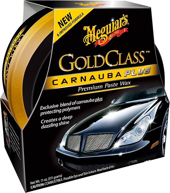 Meguiar's Gold Class Carnauba Plus Premium Paste Wax, 311 g