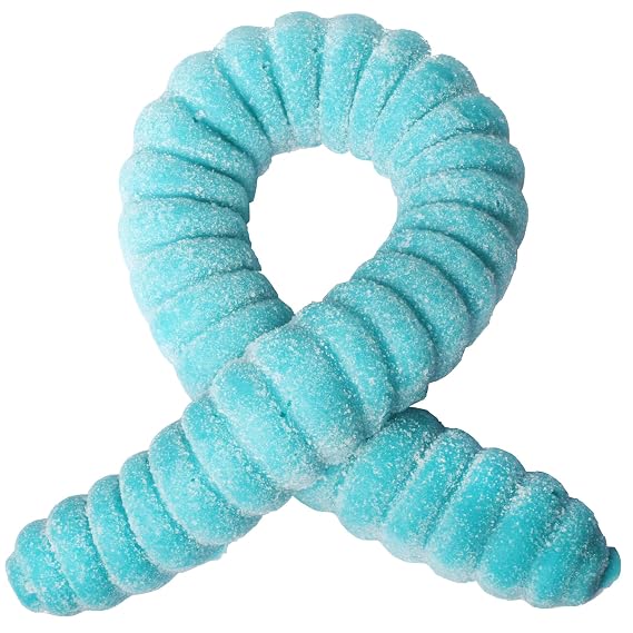 The Gummy Bear Guy | World Famous Gummy Bears (TM) | SOUR World's Largest Gummy Worm - Blue Raspberry