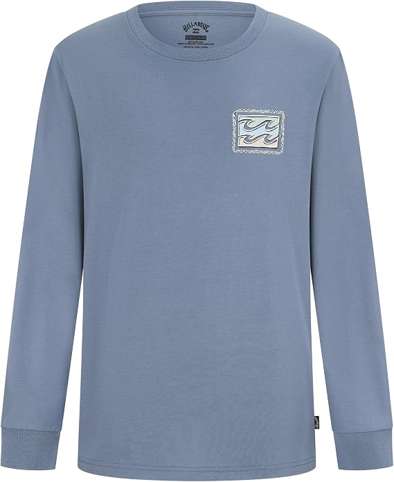 Billabong Boys' Premium Long Sleeve Logo Graphic T-Shirt, Regular Fit