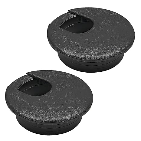 2 Pcs Desk Grommet 1-1/2" (38 mm), Desk Cord Hole Cover