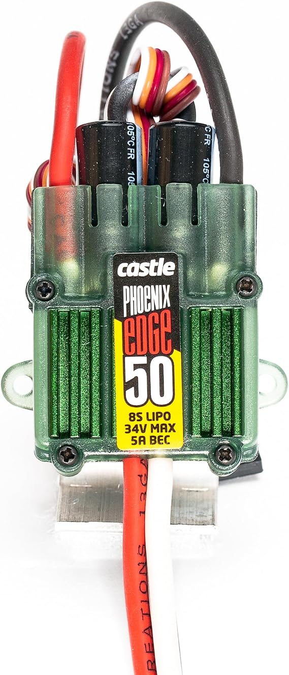 Castle Creations PHX Edge 50-50 Amp Electronic Speed Controller with 5 Amp BEC