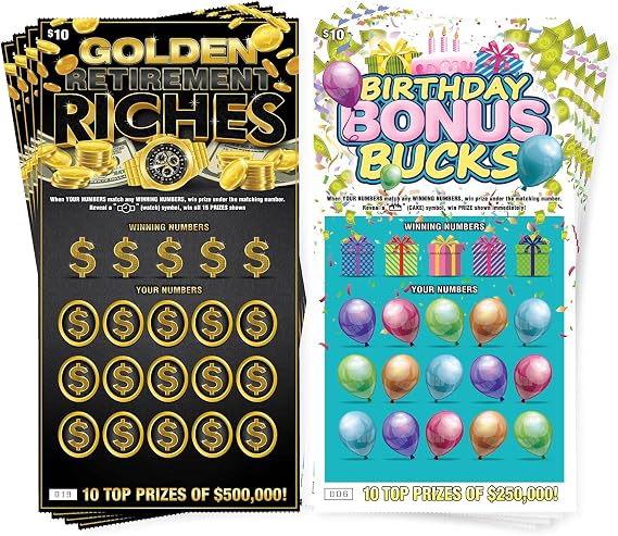 Laughing Smith 8 x Fake Lottery Tickets and Scratch Off Cards That Win Funny Retirement Party Gifts & Gag Birthday Pranks for Men and Women Hilarious Fake Lotto Tickets That Look Real