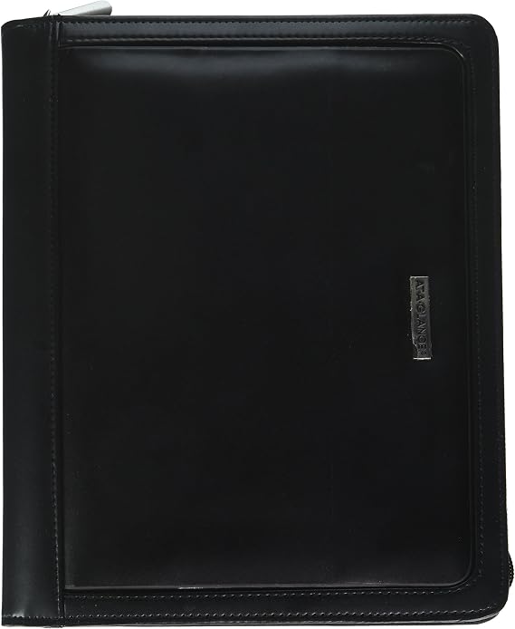 "AT-A-GLANCE Day Runner Windsor QuickView Slim Profile Starter Set, Undated, 3 Rings, Size 4, 5-1/2 x 8-1/2"", Black or Brown, Color Will Vary (101-0286) "