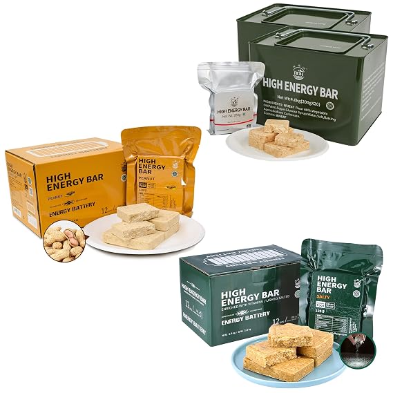 Emergency Food Ration Bars, Survival Tabs Supply for Outdoor Camping Snowstorm Earthquake Disaster Preparedness Kit ,A total of 3 boxes 64 pcs