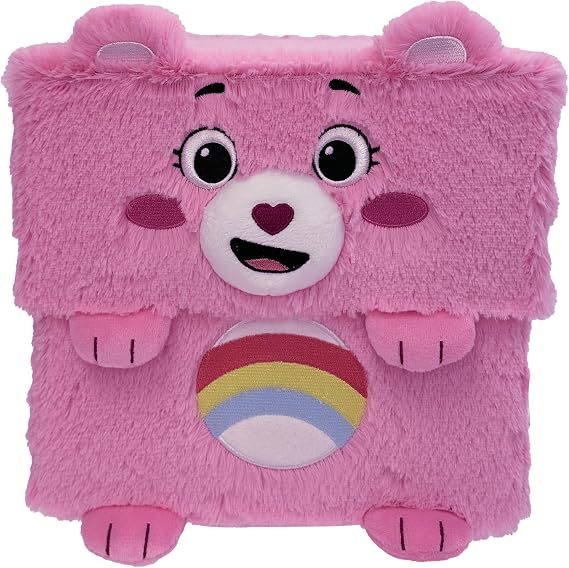 Happy Nappers Care Bears 8" Adorable Storables - Share Bear Cube Toy Box