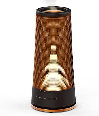 Vornado LUCERNA 3 Alchemy Ultrasonic Humidifier with Ambient Light, 1.5 gallon capacity, 28 Hour Runtime, Modern Luxury Design, Auto Shut-Off