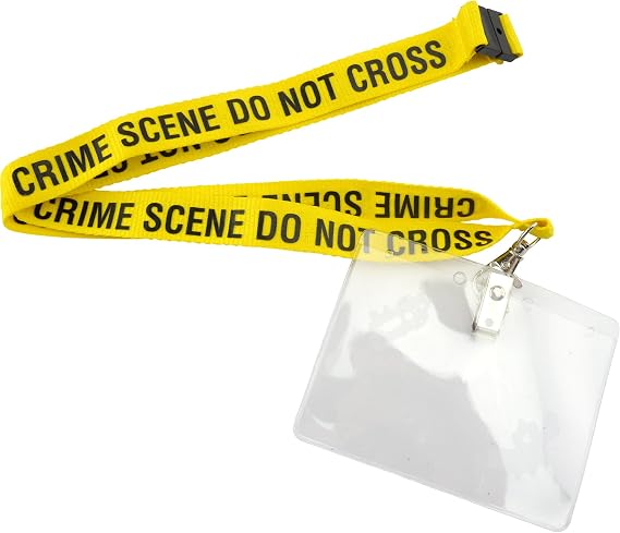 Lanyard, Crime Scene Do Not Cross (1pk)