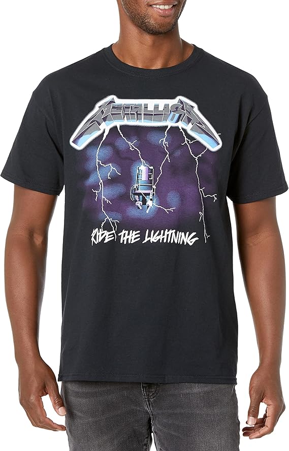 Metallica Unisex-Adult Metallica Ride The Lightning T-shirtT-Shirt