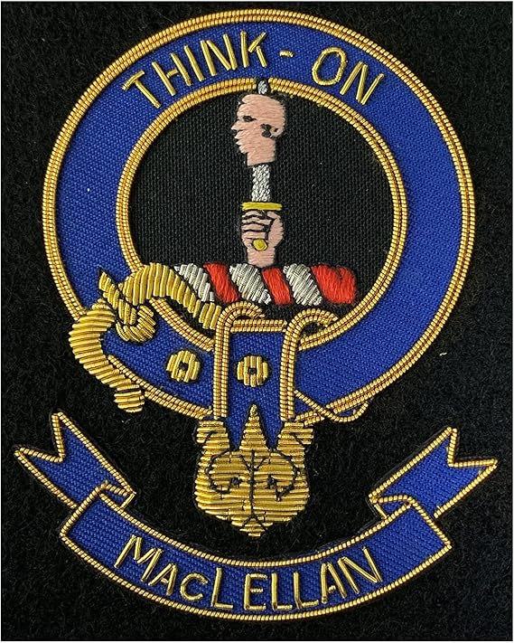 MacLellan Scottish Clan Embroidered Blazer Crest