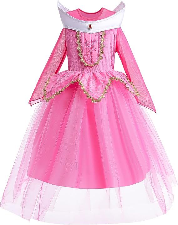 Dressy Daisy Princess Costume Dress Up Toddler Little Girls Halloween Birthday Party Fancy Ball Gown