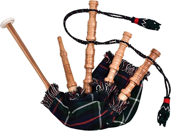 Mini Bagpipes for Beginners Youth & Adults | Scottish & Irish Bagpipes Music Instrument (Mackenzie)
